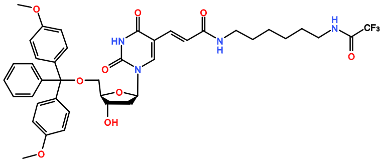 MC017617 5'-DMT-5-FTA-aha-2'-deoxyuridine - 点击图像关闭
